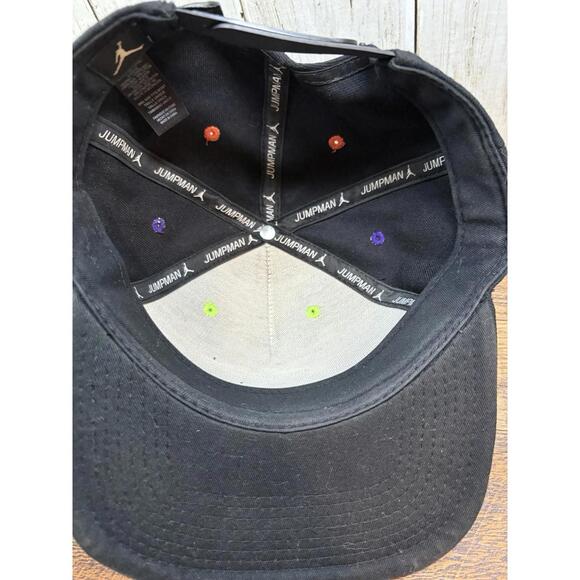 Chris Paul x Air Jordan Hat Cap Black Embroidered Jumpman Snap Back NBA CP3 - Picture 6 of 8